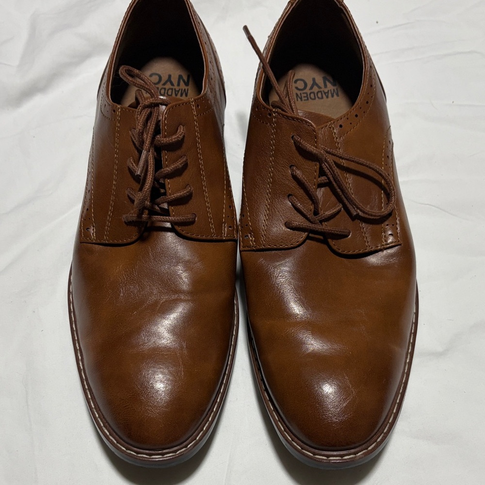 Madden NYC Men's Brown Oxford Shoes